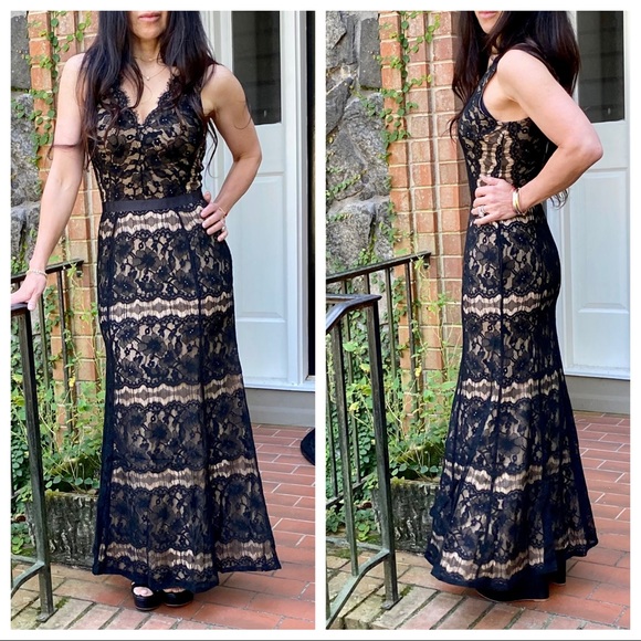 #12 LAST ONE Fabulous black lace maxi dress - Picture 3 of 8